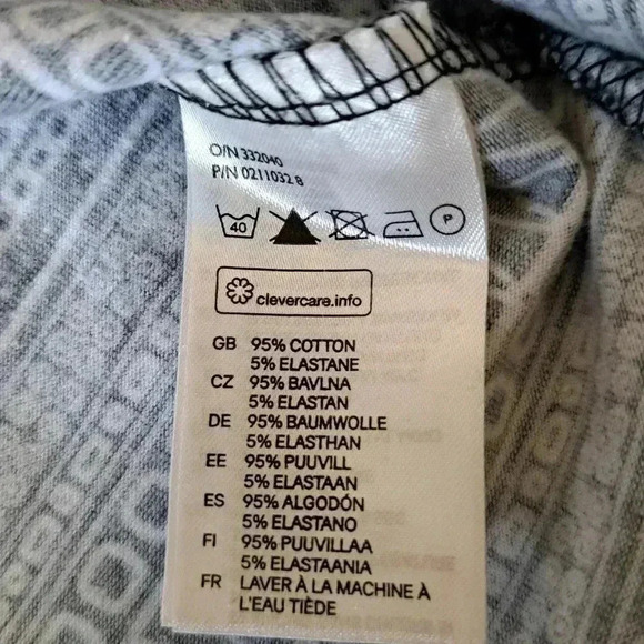 ❤️ Black and White Pencil Knit Skirt H&M Divided - Picture 5 of 6